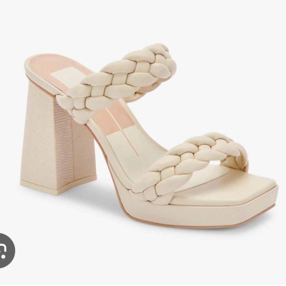 Dolce vita Ashby platform heels cream stella